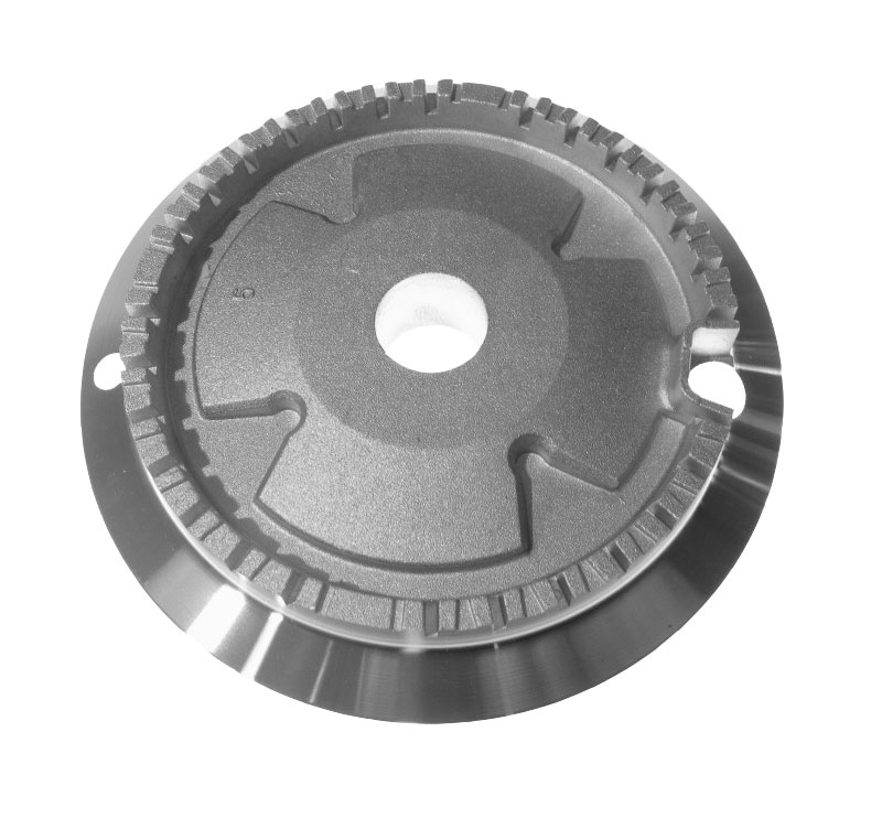 Bruciatore alluminio rapido due fori Ignis Whirlpool Candy cod.383855000