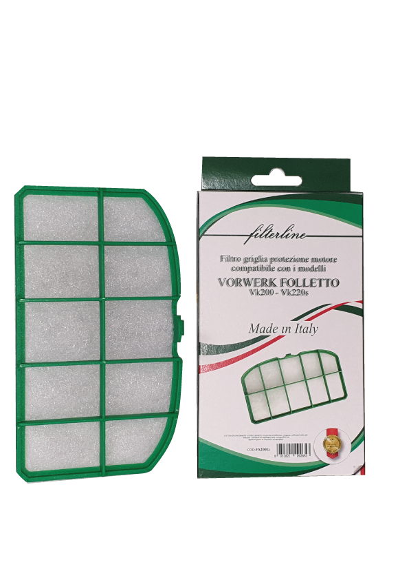 Filtro Griglia in scatola per vk200 Made in Italy