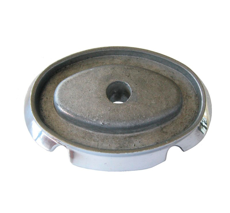 Bruciatore alluminio ovale Ariston Whirlpool Indesit C00046053