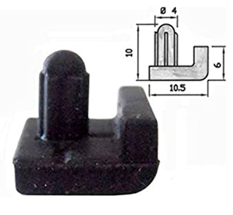 Gommino per griglie piano cottura Glem gas Candy Electrolux Rex Aeg Zanussi Smeg Franke