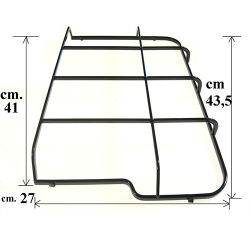 Griglia destra piano cottura cm43.5x27 Rex Electrolux Zanussi