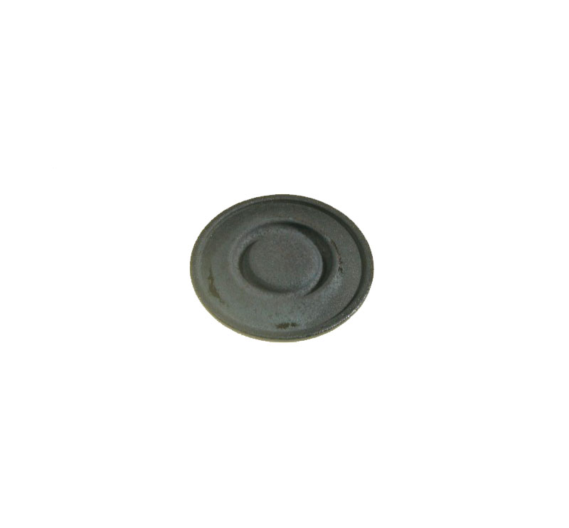 Piattello centrale smaltato nero corona Onofri, Ignis Whirlpool Franke 4 cm