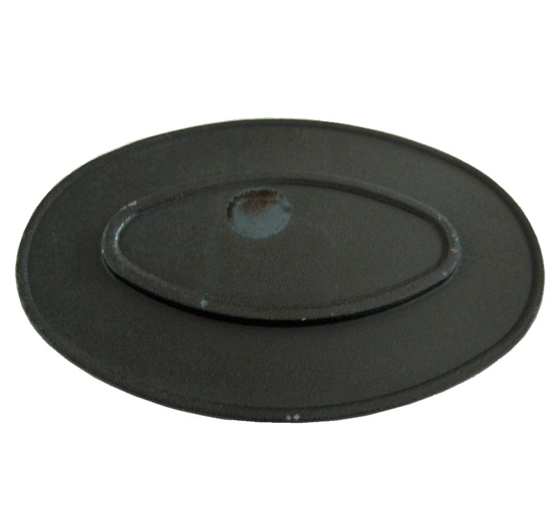 Piattello smaltato nero ovale Ariston 9.2x6.2 cm C00097489