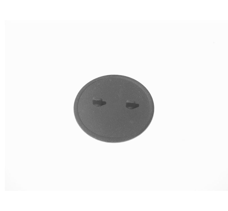 Piattello smaltato nero ausiliario Ignis Whirlpool 52 mm