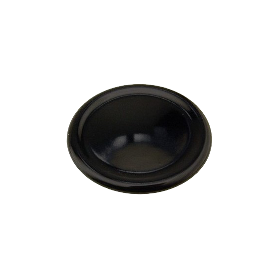 Piattello smaltato nero lucido semi rapido Rex Electrolux Zanussi 7.1 cm 3540006099
