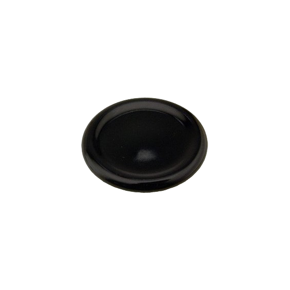 Piattello smaltato nero lucido ausiliario Rex Electrolux Zanussi 5.5 cm 3540006081