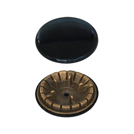 Spartifiamma smaltato nero ausiliario adattabile Bompani 4.2 cm